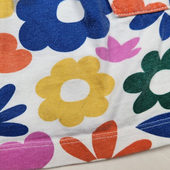 Hanna Andersson Print Pocket Dress in Floral Big Blooms sz US 5 110cm Play - Picture 9 of 10